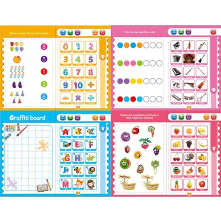Musical Learning Study Book with Numbers, Letters - Image 5