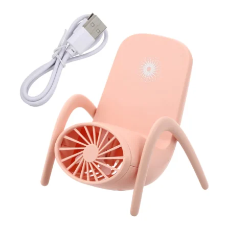 Portable Mobile Phone Holder Fan – Handheld, Multi-Function (Battery Not Include) - Image 4