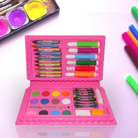 Art and Craft Color Kit (Crayons, Water Color, Sketch Pens) - 42 Pcs - Image 3