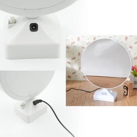 Personalized Round-Shaped Magic Mirror Photo Frame – Customized Gift for Special Occasions Size- (25x20cm) - Image 5