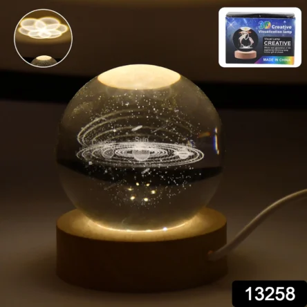 3D Astronomy Night Lamp Crystal Ball lamps With Base (1 Pc) - Image 6