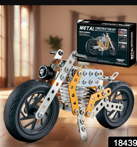 Metal DIY Bike Building Blocks for Kids (bike 162 pc of Bike Tool / 1 Setã€‘ - Image 3