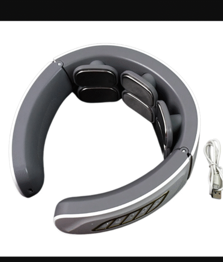 6 Heads Smart Electric Neck and Back Pulse Massager Wireless (1 Pc) - Image 3