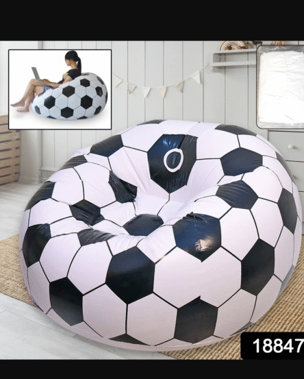 Foldable Sofa, Cartoon Style Inflatable Folding Chair, Ball Chair, Inflatable Sofa for Adults, Kids size (110cm x 80cm) - Image 2