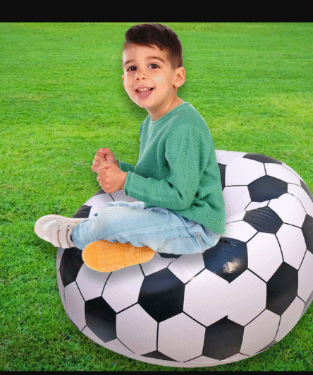 Foldable Sofa, Cartoon Style Inflatable Folding Chair, Ball Chair, Inflatable Sofa for Adults, Kids size (110cm x 80cm) - Image 6