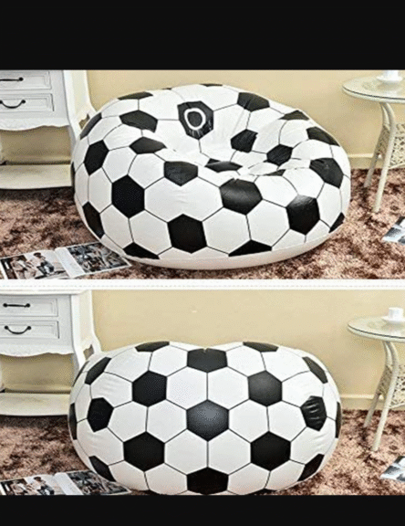 Foldable Sofa, Cartoon Style Inflatable Folding Chair, Ball Chair, Inflatable Sofa for Adults, Kids size (110cm x 80cm) - Image 7
