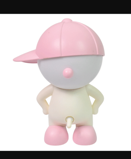 Cute Lovely Cartoon Design LED Desk Night Light With Plastic Head Cap (1 Pc) - Image 5