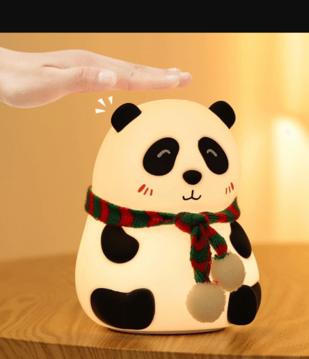 Panda 7-Color LED Silicone Touch Lamp (1 Pc) - Image 2