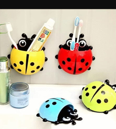 Ladybug Toothbrush Holder (1 Pc)