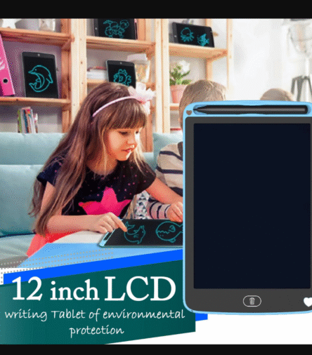 Portable LCD Writing Board Slate Drawing Record Notes Digital Notepad with Pen Handwriting Pad Paperless Graphic Tablet for Kids 12 inch - Image 4