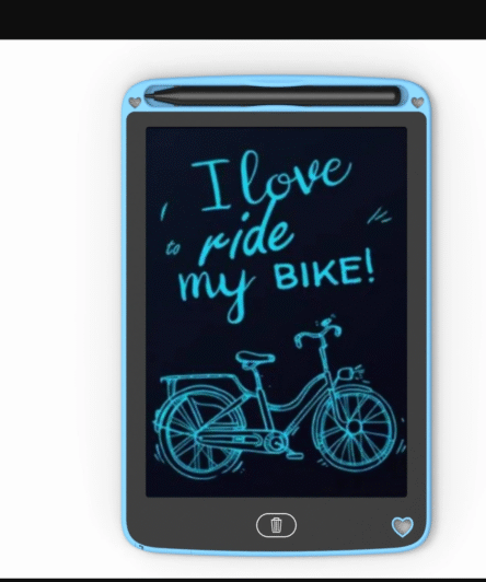 Portable LCD Writing Board Slate Drawing Record Notes Digital Notepad with Pen Handwriting Pad Paperless Graphic Tablet for Kids 12 inch