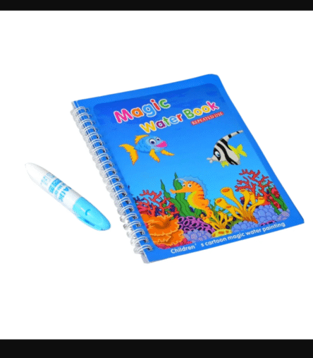 Magic Water Quick Dry Book Water Coloring Book Doodle with Magic Pen Painting Board