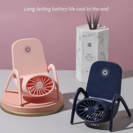 Portable Mobile Phone Holder Fan – Handheld, Multi-Function (Battery Not Include) - Image 5